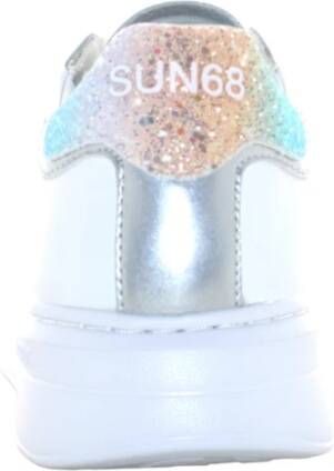 SUN68 Grace Leather Z34226_144 Wit Grijs - Foto 5