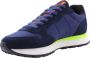 Sun68 Fluo Navy Blue Hardloopschoenen Tom Solid Blue Heren - Thumbnail 3