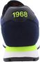 Sun68 Fluo Navy Blue Hardloopschoenen Tom Solid Blue Heren - Thumbnail 5