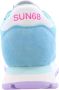 Sun68 Blauwe Nylon Sneakers Ally Solid Blue Dames - Thumbnail 5