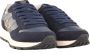 Sun68 Navy Blauwe Sneaker Hardloopschoenen Blue Heren - Thumbnail 3