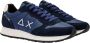 Sun68 Tom Classic Navy Blauw Suède Eco-lederen Hardloopschoen Blue Heren - Thumbnail 9