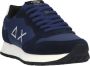 Sun68 Tom Classic Navy Blauw Suède Eco-lederen Hardloopschoen Blue Heren - Thumbnail 6