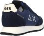 Sun68 Tom Classic Navy Blauw Suède Eco-lederen Hardloopschoen Blue Heren - Thumbnail 8