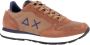 Sun68 Tom Solid Fluo Suede Nylon Hardloopschoen Brown Heren - Thumbnail 7