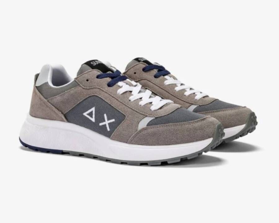 Sun68 Stijlvolle Herensneakers Gray Heren