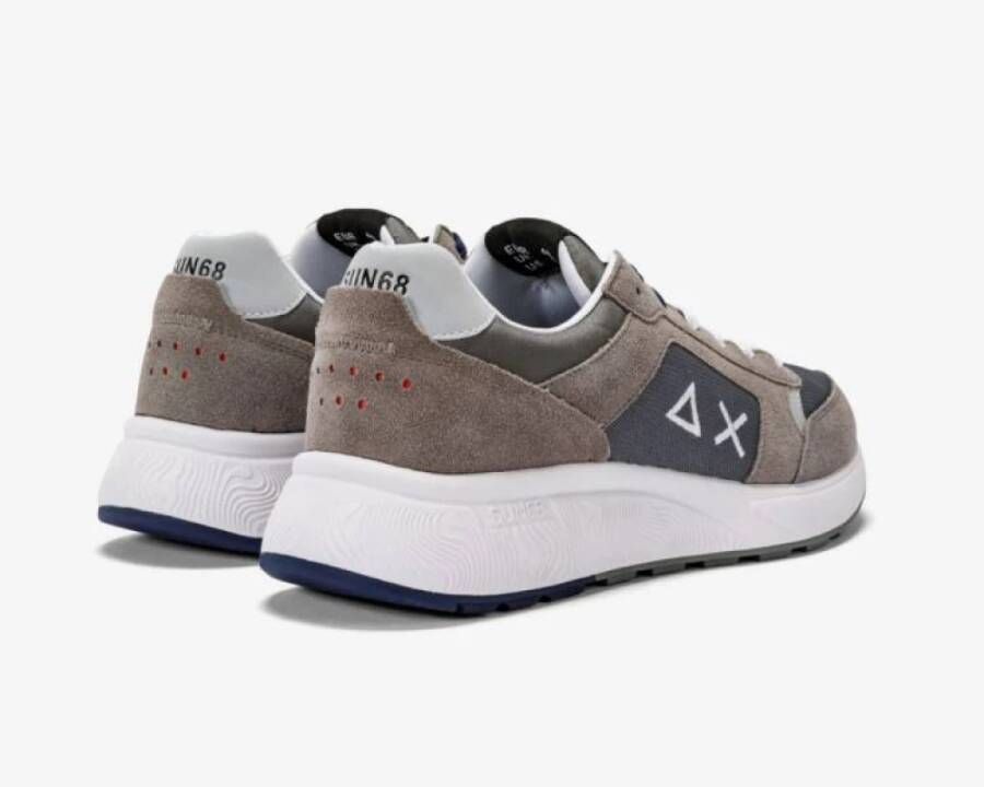 Sun68 Stijlvolle Herensneakers Gray Heren