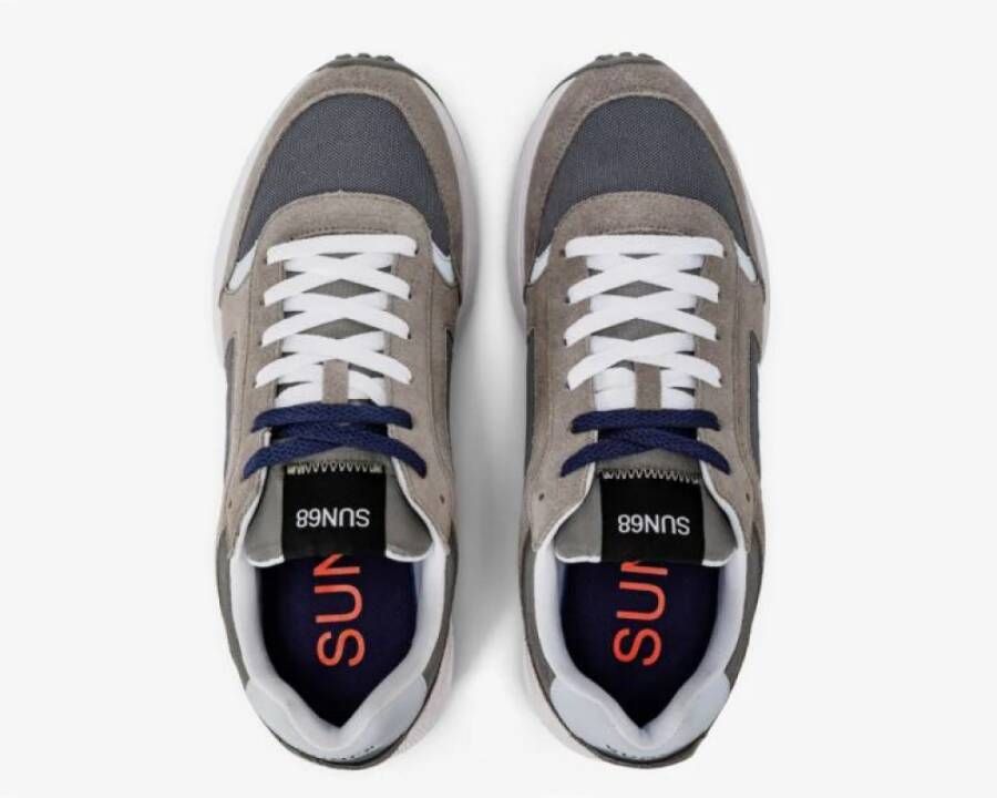 Sun68 Stijlvolle Herensneakers Gray Heren