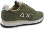 Sun68 Groene Leren Stoffen Sneakers Normale Pasvorm - Thumbnail 2