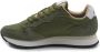 Sun68 Groene Leren Stoffen Sneakers Normale Pasvorm - Thumbnail 3