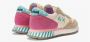 Sun68 Sun 68 Ally Candy Cane dames sneaker Beige multi - Thumbnail 10