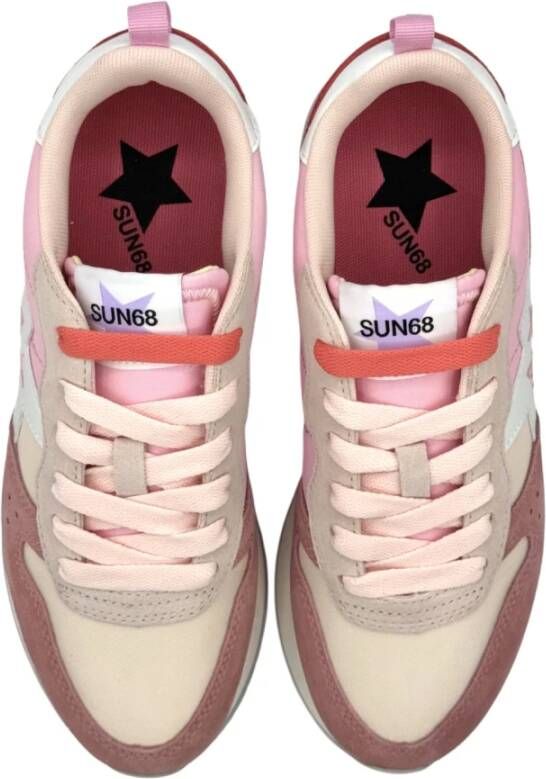 Sun68 Sneakers met Geborduurd Logo