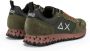 Sun68 Sneakers van suède en militaire stof - Thumbnail 4