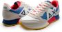 Sun68 Witte Tricolor Heren Sneakers Multicolor Heren - Thumbnail 9