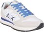 Sun68 Witte Nylon Heren Casual Sneakers White Heren - Thumbnail 6