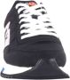 Sun68 Zwarte platte sneakers met geborduurd logo Zwart Heren - Thumbnail 3
