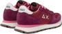 Sun68 Casual Sneaker in Bordeaux Leer en Stof - Thumbnail 5