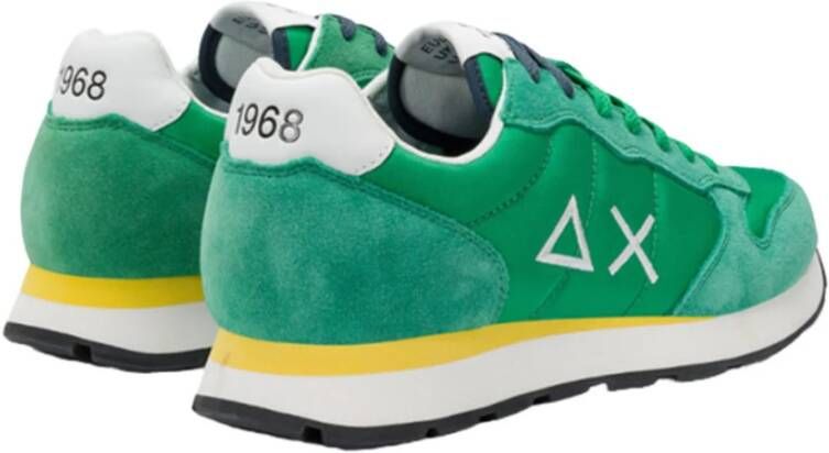 Sun68 Solid Fabric and Suede Sneakers