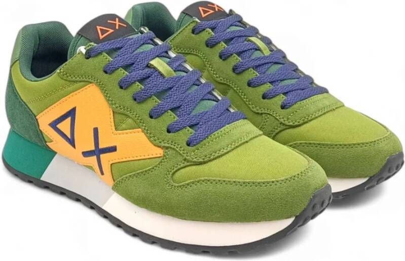 Sun68 Solid Jaki Heren Sneakers Green Heren