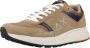 Sun68 Beige Mesh en Nubuck Sneakers Beige Heren - Thumbnail 4