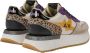 Sun68 Stargirl Mix Materiaal Sneaker Cream Multicolor Dames - Thumbnail 2