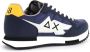 Sun68 Blauwe Sneakers Niki Solid Blue Heren - Thumbnail 11