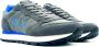 Sun68 Tom Solid Heren Sneakers Schoenen Grijs Z44101 - Thumbnail 4