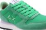 Sun68 Ally Solid Nylon Sneakers Dames Groen - Thumbnail 8