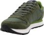 Sun68 Groene militaire stijl schoenen TOM Solid Green Heren - Thumbnail 15