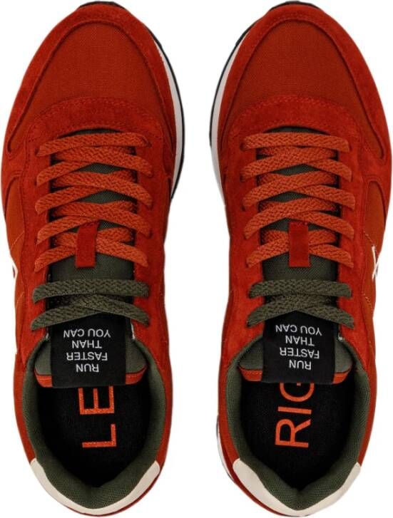 Sun68 Stijlvolle Sneakers voor Heren Oranje Heren