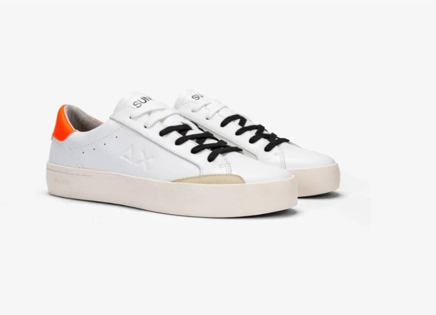 Sun68 Stijlvolle Sneakers voor Mannen White Heren