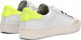 Sun68 Street Leather Tennis Sneakers Wit Geel White Heren - Thumbnail 4