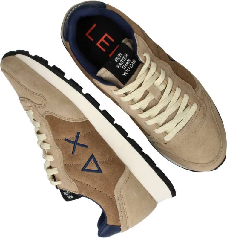 Sun68 Sun Tom Suede sneaker Beige Heren