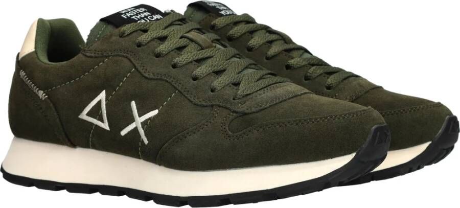 Sun68 Sun Tom Suede sneaker Groen Dames