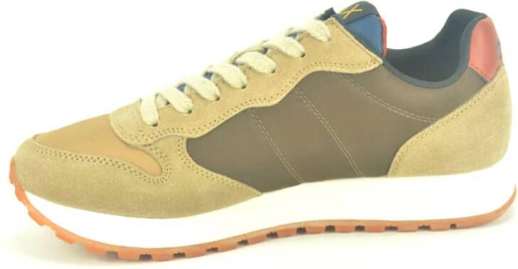 Sun68 Taupe Combi Hardloopschoenen