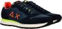 Sun68 Heren Tom Fluo Navy Blue Sneakers Blue Heren - Thumbnail 11