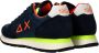 Sun68 Sun 68 Tom Fluo heren sneaker Donkerblauw - Thumbnail 4