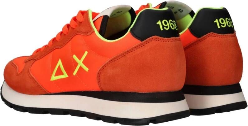 Sun68 Tom Solid Neon Sneakers Orange Heren