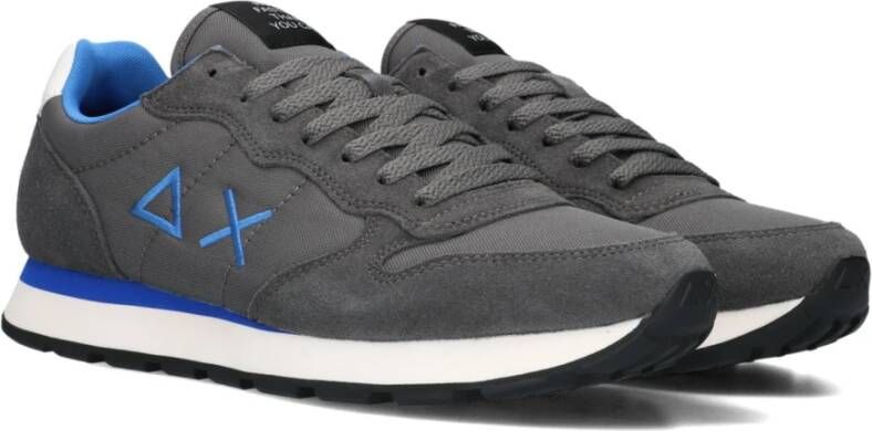 Sun68 Tom Solid Nylon Heren Sneakers Gray Heren