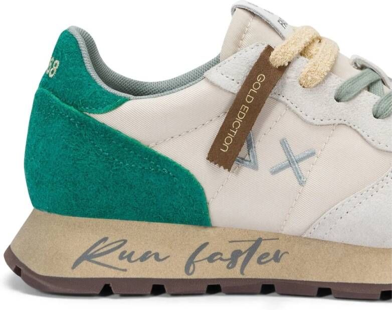 Sun68 Vintage Casual Sneaker Wit Vrouw