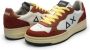 Sun68 Witte en Oranje Leren Sneakers Multicolor Heren - Thumbnail 2
