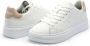 Sun68 Witte en roze leren sneakers Grace Leather White Dames - Thumbnail 7