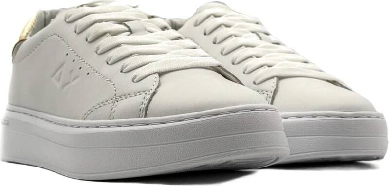 Sun68 Witte Grace Sneakers Lente Zomer 2025 White Dames