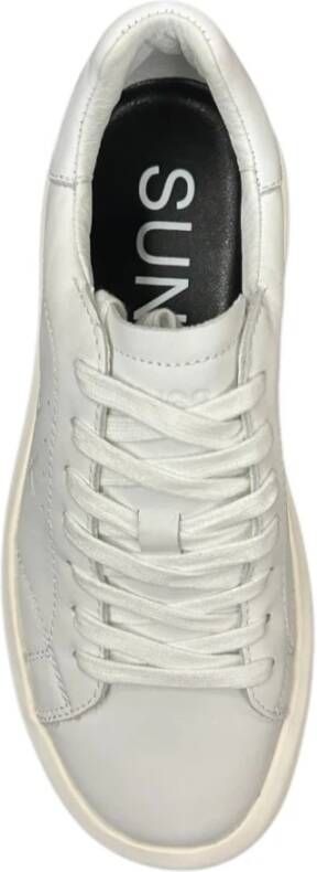 Sun68 Witte Lage Sneakers