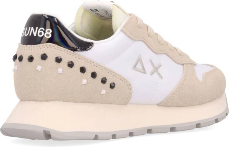 Sun68 Witte lage sneakers