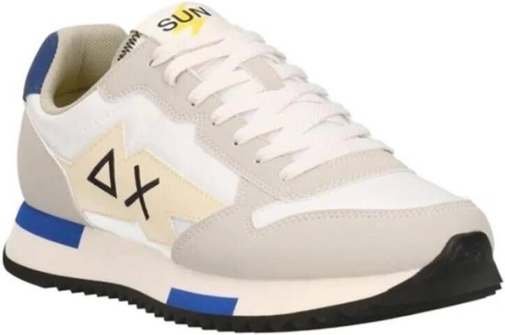 Sun68 Witte Lage Top Sneakers Multicolor Heren