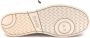 Sun68 Witte leren sneakers Blauwe hiel - Thumbnail 2