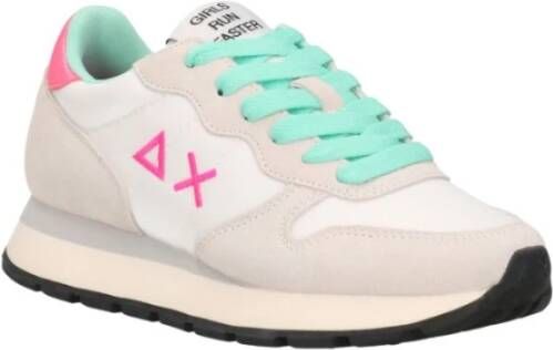 Sun68 Witte platte schoenen met opvallend design White Dames