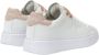 Sun68 Witte en roze leren sneakers Grace Leather White Dames - Thumbnail 4