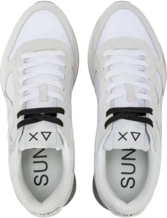 Sun68 Witte Sneakers Regular Fit White Heren